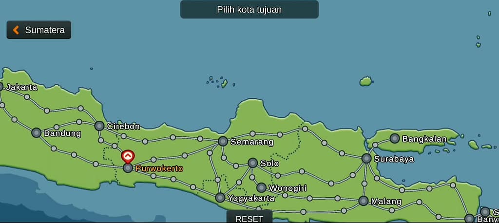 Map easter egg ular piton