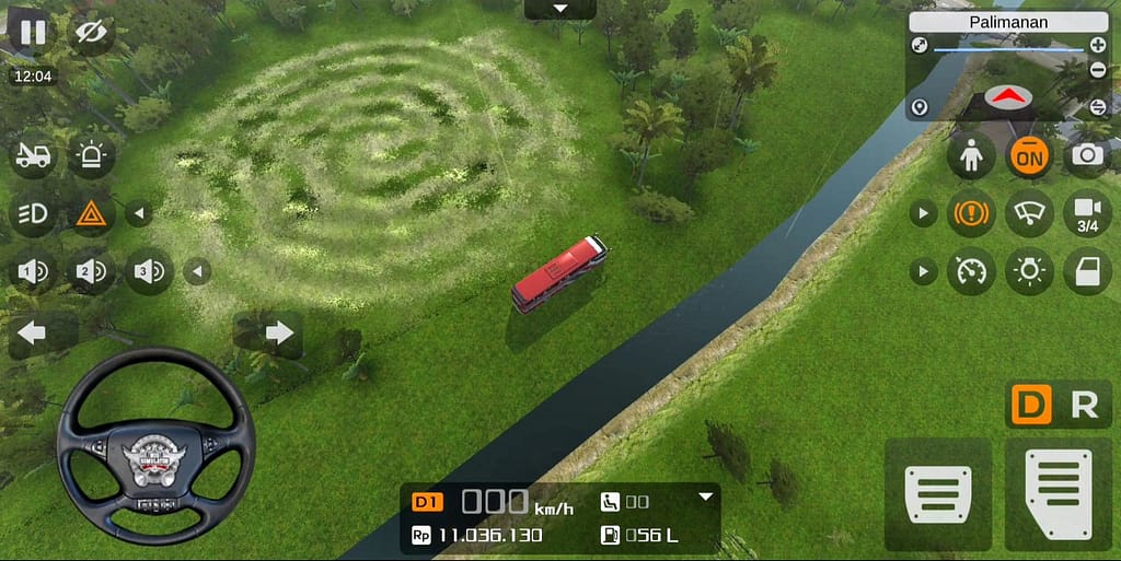 Easter Egg Bus Simulator Indonesia lingkaran misterius