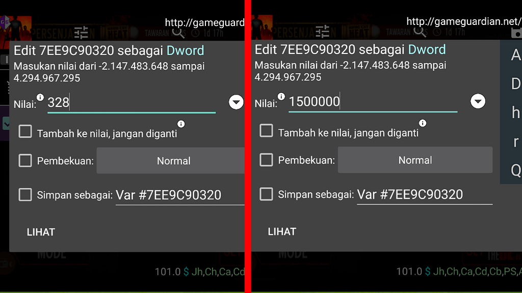 Tutorial gameguardian