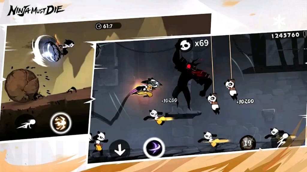 Mod apk Ninja Must Die 