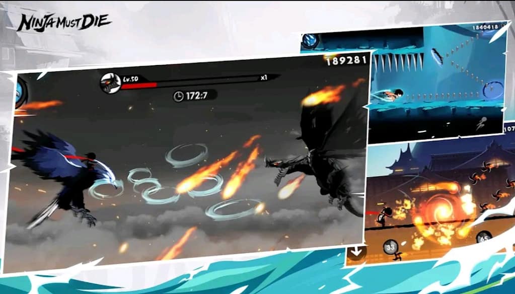 Ninja, samurai, oni