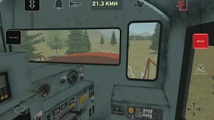 Train and rail yard simulator