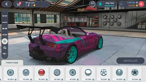 drag racing 3D game modif mobil