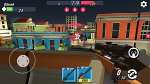 game fps pixel battle gun 3D